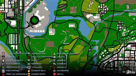 Gta San Andreas Map With Icons