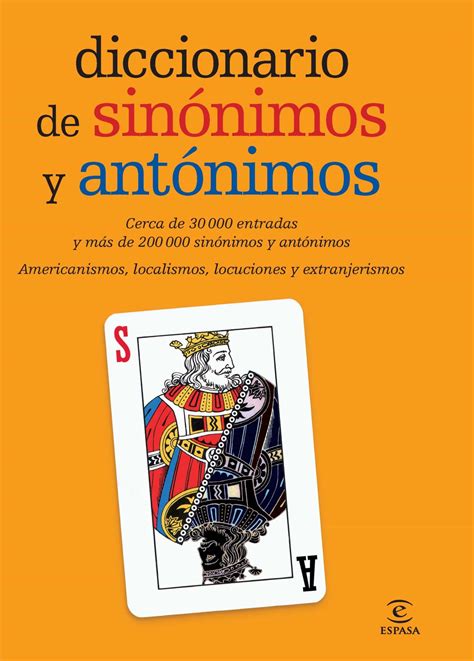 Diccionario De SinÓnimos Y AntÓnimos Ebook Vvaa Descargar Libro