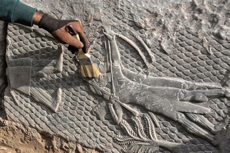2700 Year Old Assyrian Carvings Found Near Mashki Gate Destroyed By