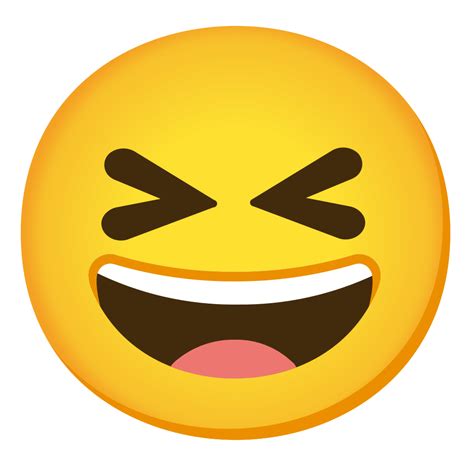 Grinning Squinting Face Emoji Xd Emoji Laughing Emoji