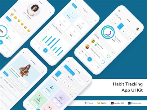 Habit Tracking App Ui Kit Search By Muzli
