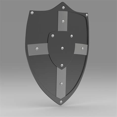 Medieval 3d Shield Cgtrader