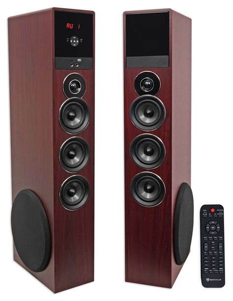 Rockville Tm150c Bluetooth Home Theater Tower Speaker System 2 10