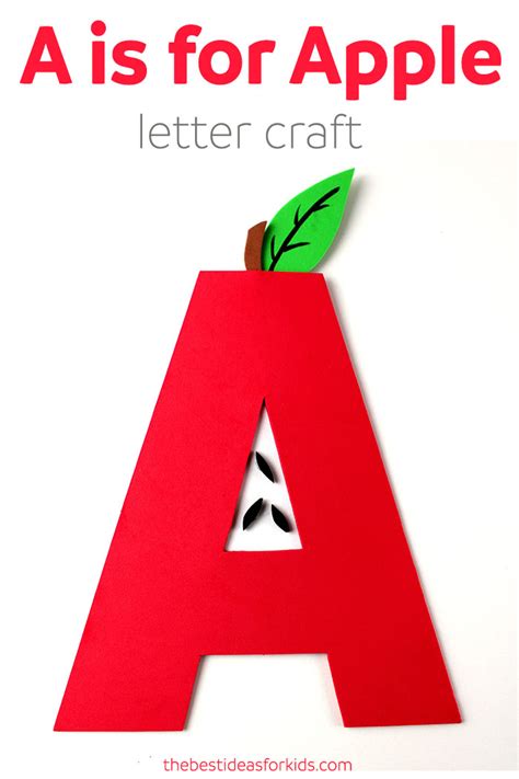 Letter A Craft A Is For Apple The Best Ideas For Kids