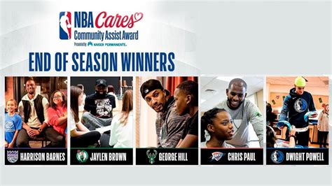 Harrison Barnes Four Others Given Nba Cares Community Assist Awards