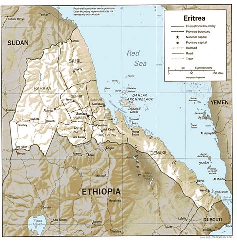 Three interesting maps of eritrea and africa madote eritrea physical map map of eritrea eritrea location & geography. African Studies Center | Eritrea Page