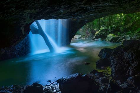 Natural Bridge Springbrook National Park Qld Rex Sikes Daily