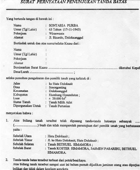 Detail Contoh Surat Keterangan Riwayat Tanah Dari Desa Koleksi Nomer