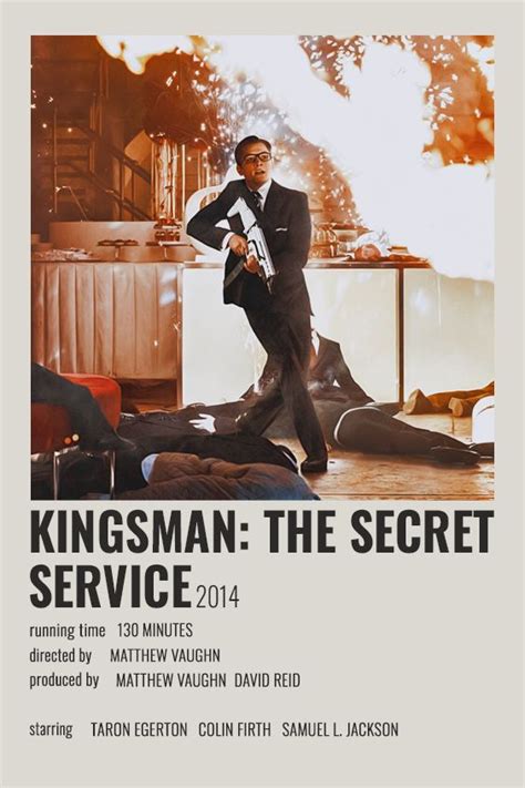Kingsman The Secret Service Polaroid Poster Film Posters Vintage