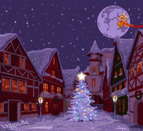 Santa Claus Is Coming To Town Christmas Tree Gif Santa Claus Is