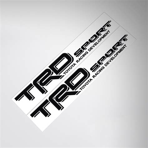 Demupai Trd Sport Decal Vinyl Car Stickers For Toyota