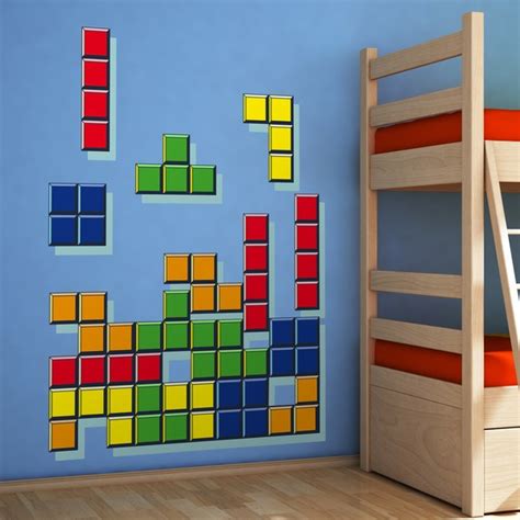 Wall Sticker Tetris Pieces