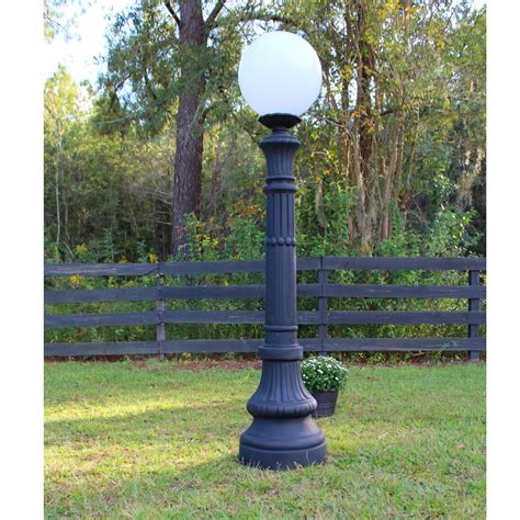 Indoor Outdoor Walkway Post Pole Light Fixture Antique Cast Iron Style Replica Ebay