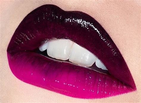 Plum Ombré Lips Lip Art Makeup Ombre Lips Lipstick