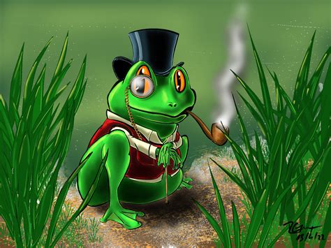Artstation Gentleman Frog