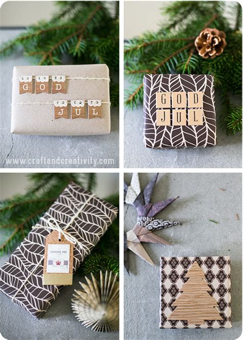 Tips På Julklappsinslagning Christmas Wrapping Ideas Craft