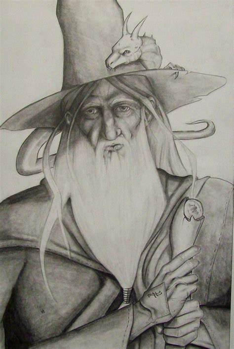 Beautiful Wizard Drawing By Kevin Price Wizard Drawings Art Projects