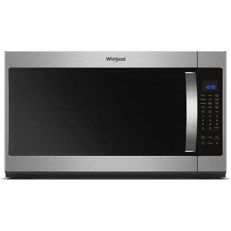 Whirlpool Wmh Hz Cu Ft Over The Range Microwave With Steam