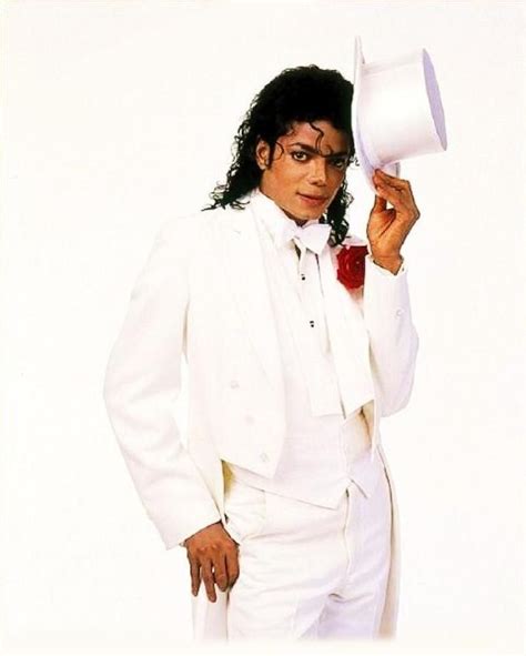 Michael In His All White Suit Michael Jackson Official Site