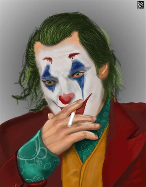Artstation Joker Digital Painting