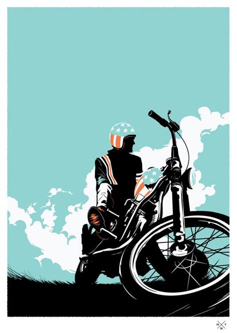 Easy Rider Biker Art Bike Art Pop Culture Art
