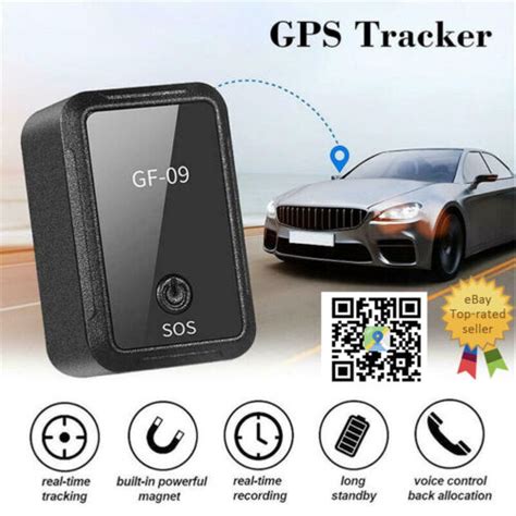 Gf09 Mini Magnetic Car Vehicle Gps Tracker Voice Rec Locator Real Time