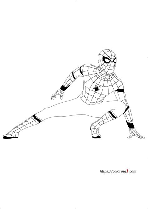 Spiderman Homecoming Coloring Pages 2 Free Coloring Sheets 2021