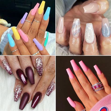 Famous Nail Designs 2020 Coffin Shape References Inya Head