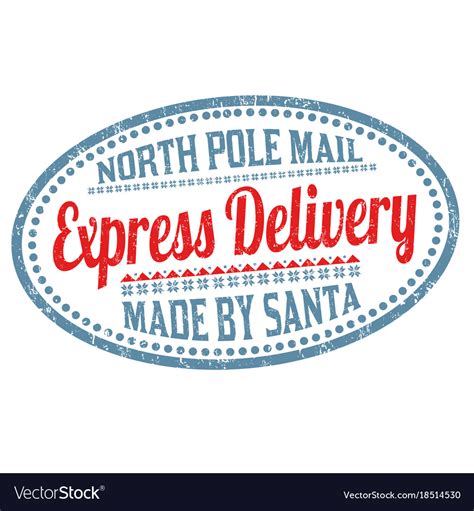 Express Delivery Grunge Rubber Stamp Royalty Free Vector