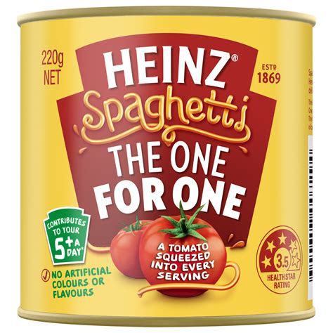 Heinz Heinz Spaghetti In Tomato Sauce 220g