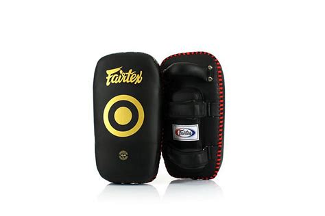 Fairtex Light Weight Thai Kick Pads Kplc5 Preto Dourado