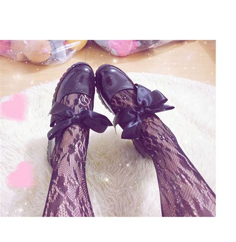 Pair Lot Japanese Lolita Lace Embroidered Heap Socks Cute Jk Women