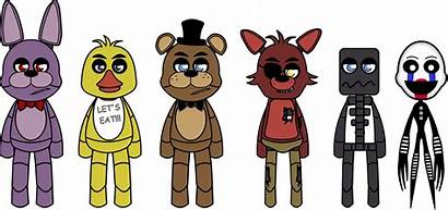 Fnaf Cartoon Freddy Puppet Clipart Characters Rigs