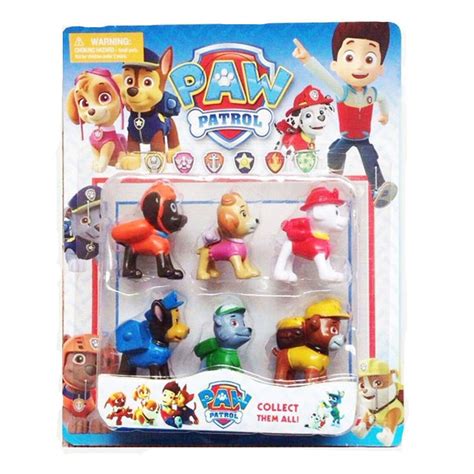 The paw patrol set of toys includes the paw patrol toy, paw patrol figures, racers and much more. 6 pcs PAW PATROL Cake Toppers Marshall Rubble Chase Rocky ...