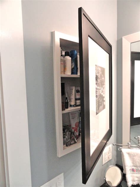 Contractors sometimes hang smaller medicine cabinets lower so that the mirror better shows the user's face. Medicine cabinet - Contemporary - Bathroom - minneapolis ...
