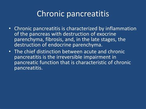 Ppt Pathology And Pathogenesis Of Pancreatitis Powerpoint