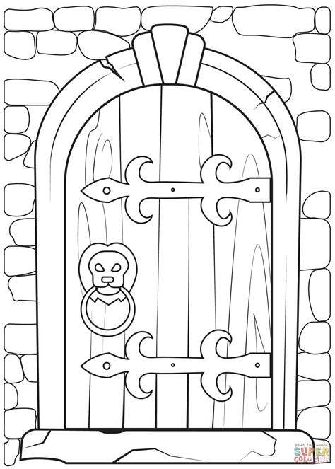 Door Coloring Pages