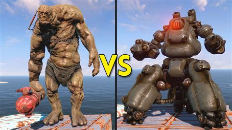 Fallout 4 25 Behemoths Vs 25 Sentry Bots Battles 1 Youtube