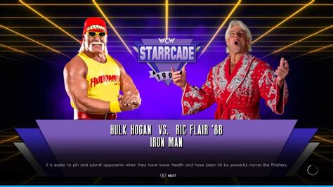 WWE 2K22 HULK HOGAN VS RIC FLAIR 88 IRON MAN EPISODE GAME PLAY