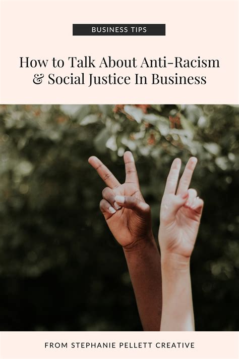 How To Talk About Anti Racism And Social Justice In Business
