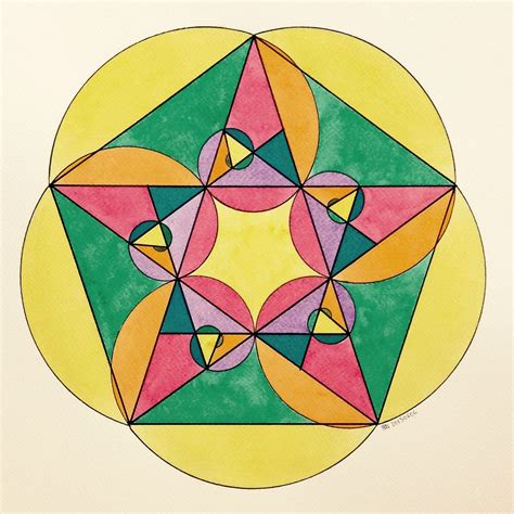 Fractal Fibonacci Geometry Symmetry Pattern Math Escher Art