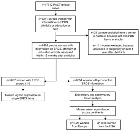 Sample Flowchart And Analytic Plan Pact Postpartum Depression Action Download Scientific