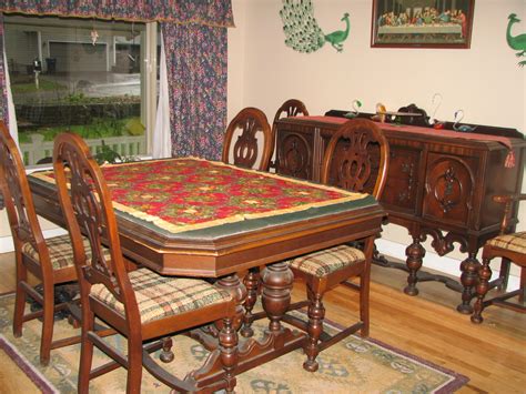 If your antique dining room chair has a padded seat, you are best to remove that before you begin. Antique dining room set. Has 6 chairs. Buffet and a table ...