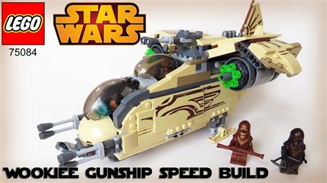 Lego Star Wars Wookiee Gunship Set 75084 Build Instructions Youtube