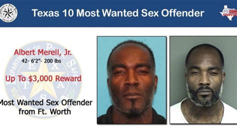 3 000 reward offered for most wanted sex offender from fort worth