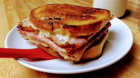 Homemade Grilled Ham And Swiss On Sourdough Rfood