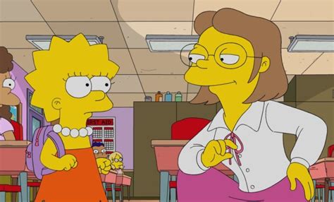 The Simpsons Lisas Teacher Ms Hoover Was Molly Ringwalds Gym Teacher