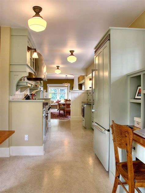 examples  galley kitchen lighting