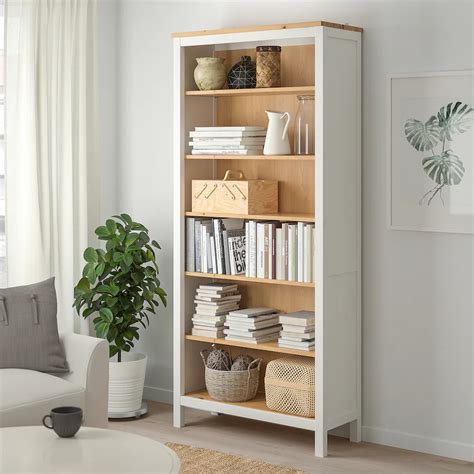 Hemnes Bookcase White Stainlight Brown 3538x7712 Ikea Living