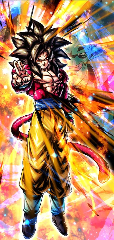 Super Saiyan 4 Goku Dbgt Doble Ssj4 Fondo De Pantalla De Teléfono